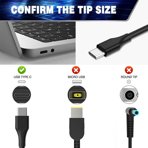 Universal 90W Type-C Laptop Charger